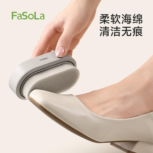 FaSoLa鞋擦皮鞋油无色通用擦鞋神器增亮保养护理清洁鞋蜡刷子焕亮鞋油擦 商品图2