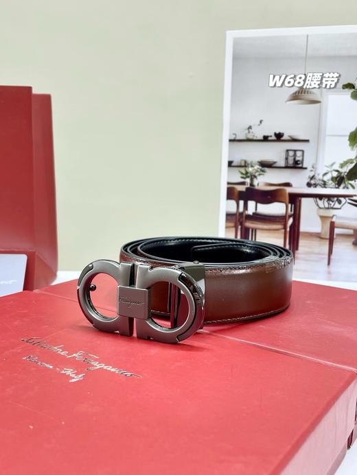 F010729春季新款双面可用双头腰带男士商务腰带 商品图2