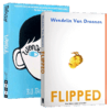 英文原版青春励志小说2本 Flipped怦然心动 Wonder奇迹男孩 英文版 同名电影原著 青少年文学读物书籍搭word power made me before 商品缩略图1
