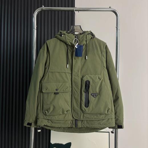 F010759防水防风假两件连帽休闲羽绒服外套 商品图8