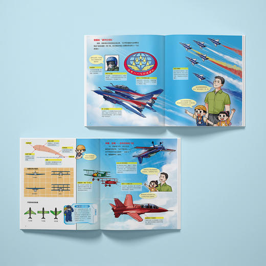 《一飞冲天·空军科普绘本》（全3册）：《无人机》《预警机》《特技机》 商品图2