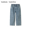 【balaOne】巴拉巴拉童装儿童裤子女童2026春装新款牛仔裤捏褶潮 商品缩略图4