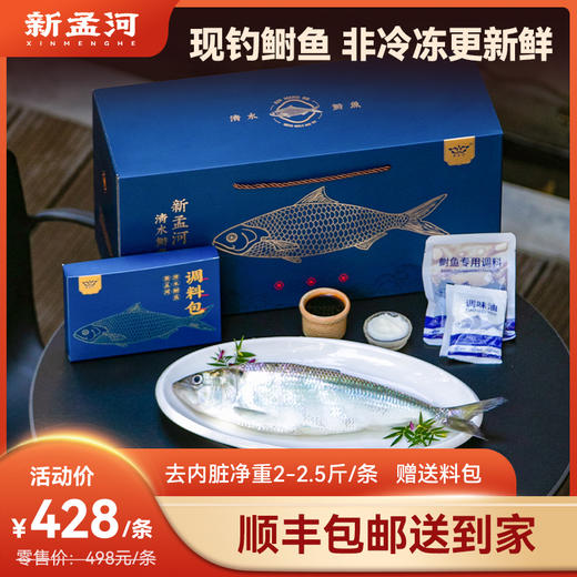 【年货节 鲥鱼限时特惠】新孟河清水鲥鱼2-2.5斤/条  现钓现杀   新鲜美味  冰鲜发货 肉质鲜美  顺丰速运 商品图0