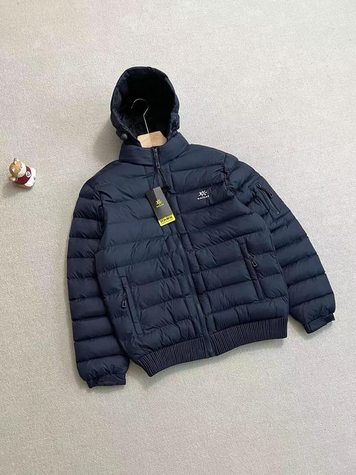 F010725秋冬户外休闲连帽可拆卸可保暖防风排骨棉服 商品图5