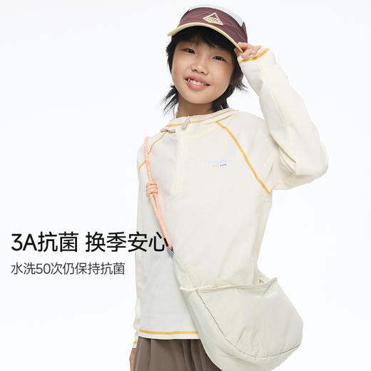 onmygame【能量格】男女童长袖T恤儿童速干衣运动连帽衫GQ11119900 商品图2