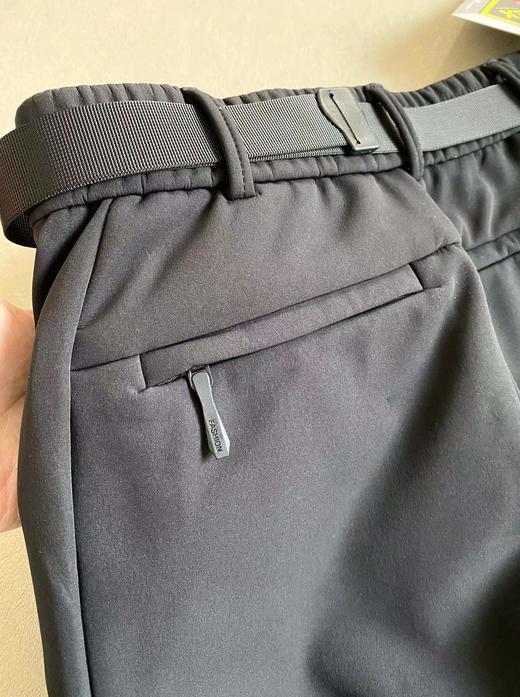 F010726刺绣标志秋冬新款户外防风防雨登山徒步加绒软壳冲锋裤 商品图8