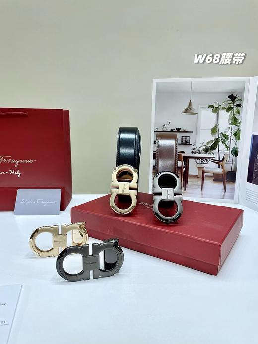 F010729春季新款双面可用双头腰带男士商务腰带 商品图9