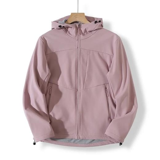 茑平替系列男女同款防风保暖防泼水防刮耐磨户外山系软壳冲锋衣外套 商品图0