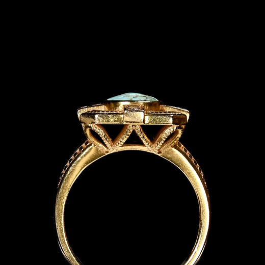 古滇国绿松石“一笑”戒指 商品图4