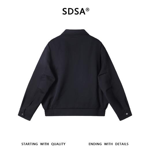 SDSA男士秋冬新款痞帅男装潮牌简约纯色工装翻领夹克外套百搭时尚 商品图4
