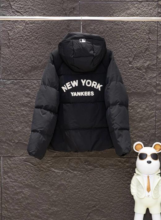 F010765纽约限定张凌赫同款毛巾刺绣小标连帽长款羽绒服 商品图13