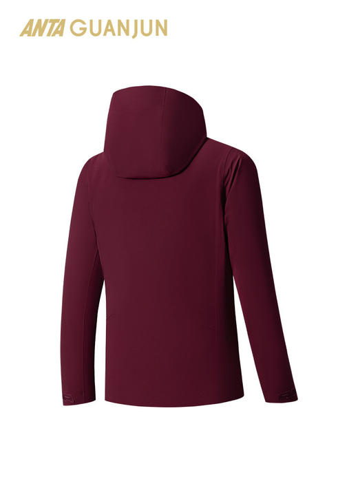 安踏冠军山锋iwarm-5.0智能温控棉服女士新年红色冲锋衣162610803 商品图3