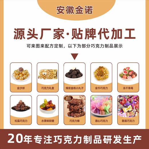 源头厂家金沙球巧克力礼盒节日礼物送女友送老婆仪式感休闲零食 商品图3