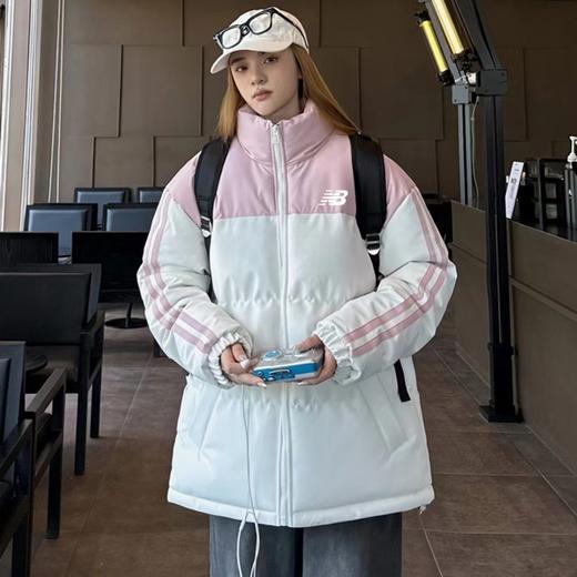 F010739冬季新款双色拼接立领羽绒棉服面包服棉衣外套 商品图2