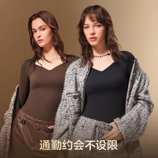 【99元/2件】草本初色带超模云朵肌底衣，山茶花香氛肌底衣 打底衫内搭 裸感保暖一衣多穿  商品图7