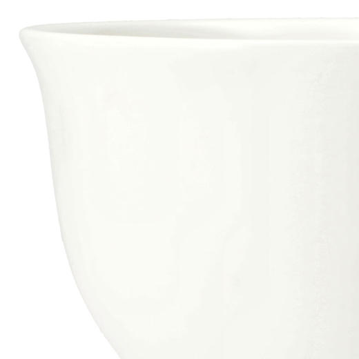 纯白陶瓷咖啡杯早餐杯带把手杯汤杯分隔碟餐饮具 XH01 商品图4