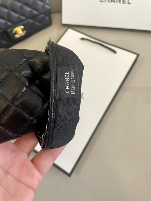 秋冬特惠💰260 香奈儿女士新款高档毛呢短款手套 商品图3