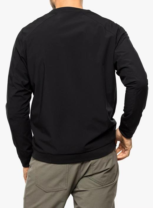 F010714男款基础百搭保暖复合加绒轻柔舒适圆领卫衣 商品图1