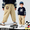 迪士尼（Disney）男童宽松休闲运动耐磨时尚弯刀裤26年春秋新款卡通长裤ZD1FK022 商品缩略图0
