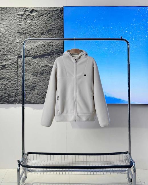 F010752男士双层加绒加厚户外运动休闲连帽外套 商品图5