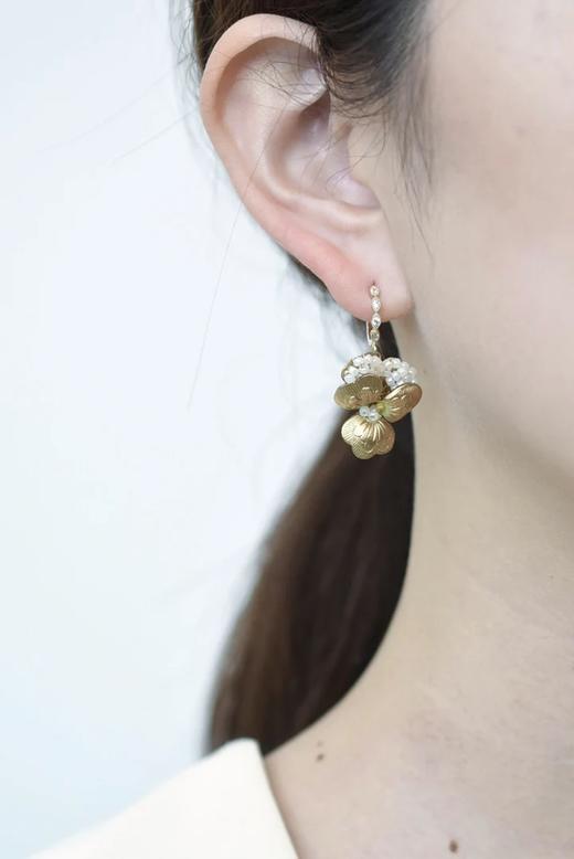 MONSHIRO 紫罗兰圆环耳环（不可使用购物金） 商品图7