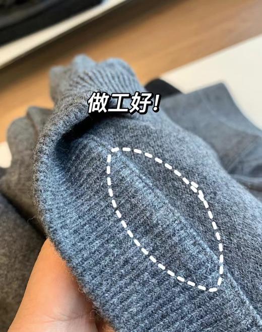【家属的英雄气概】帅气男士毛衣！高品质简约圆领V领套头针织衫羊毛秋冬款！ 商品图4