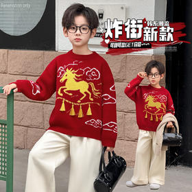 【秒杀】新年毛衣 马踏祥云