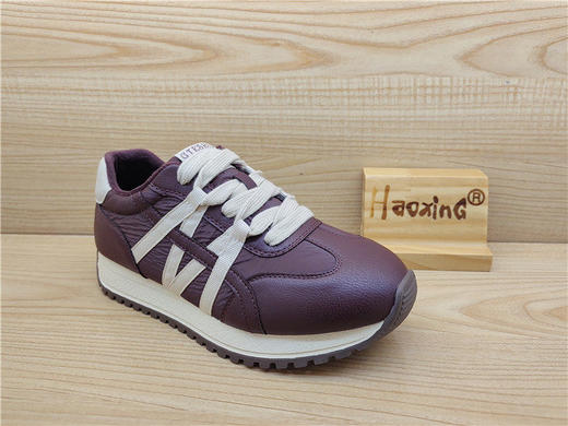 2025豪行冬款专柜正品时尚运动休闲舒适加绒平底女棉鞋25410889 商品图0