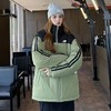 F010739冬季新款双色拼接立领羽绒棉服面包服棉衣外套 商品缩略图6