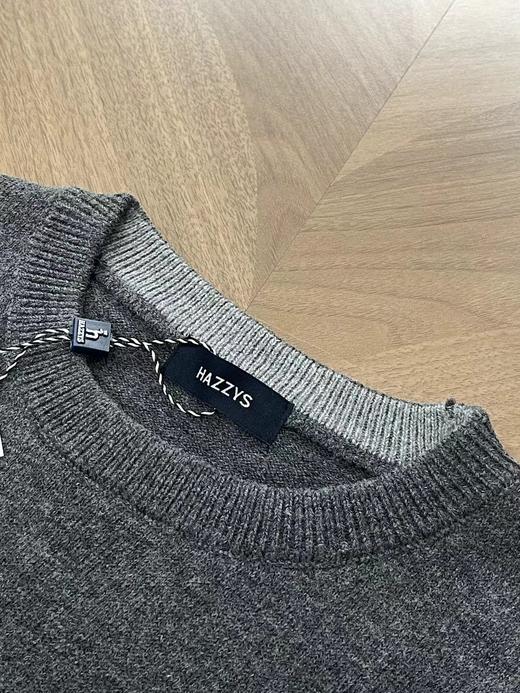 F010711男士羊毛衫2025秋冬季新款纯色圆领针织衫 商品图10