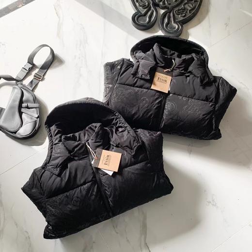 F010770满地家花连帽通勤羽绒服防寒休闲夹克厚款保暖外套 商品图3