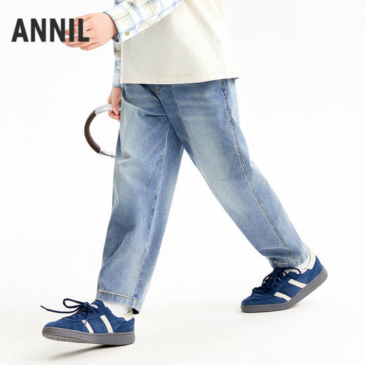 【实体店同款】男童全腰单裤春季新款安奈儿童装AB616031 商品图2
