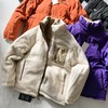 F010766男装25秋冬新款双面穿立领夹克羊羔绒棉服外套 商品缩略图4