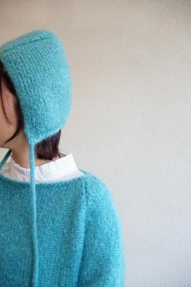 apuntob 马海毛初恋蓝帽子