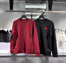 安踏冠军户外套头衫XT2新年款男子春针织圆领运动卫衣152610703