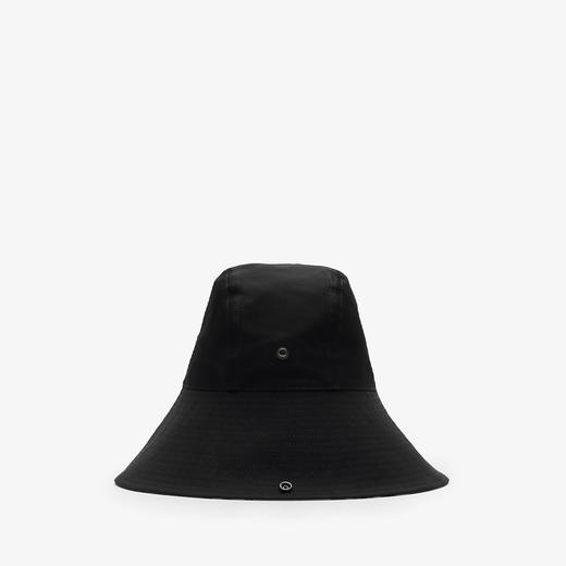 BURBERRY 巴宝莉 男女同款格纹帽檐华达呢渔夫帽 黑色 8112364 A1189 商品图1