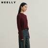 NEELLY纳俪商场同款冬新款圆领修身纯色羊毛针织衫女显瘦亲肤毛衣N25114A04558 商品缩略图0