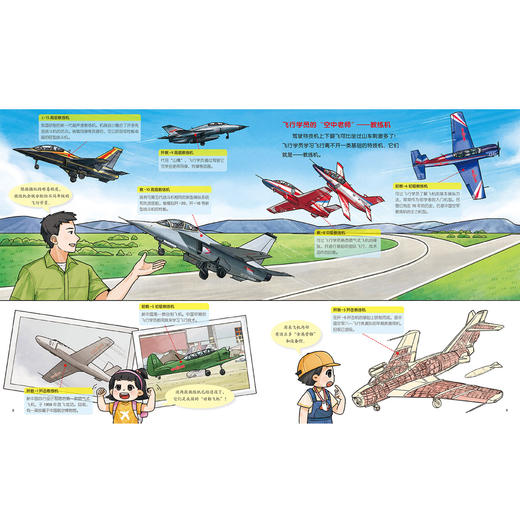 《一飞冲天·空军科普绘本》（全3册）：《无人机》《预警机》《特技机》 商品图5