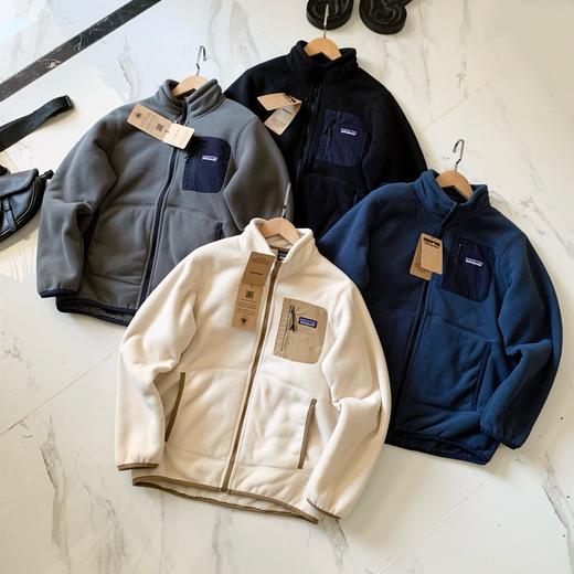 抓绒羊羔绒男士保暖开衫立领拉链外套夹克 商品图1