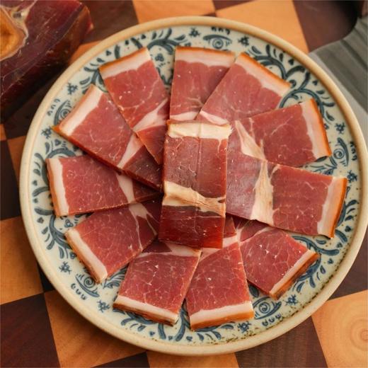 在菌屋 正宗云南云南乌金猪火腿片 入口乳酪香+果木清香，发酵场静待3年以上才有的油润色泽 肥瘦相宜 咸鲜入髓 商品图0
