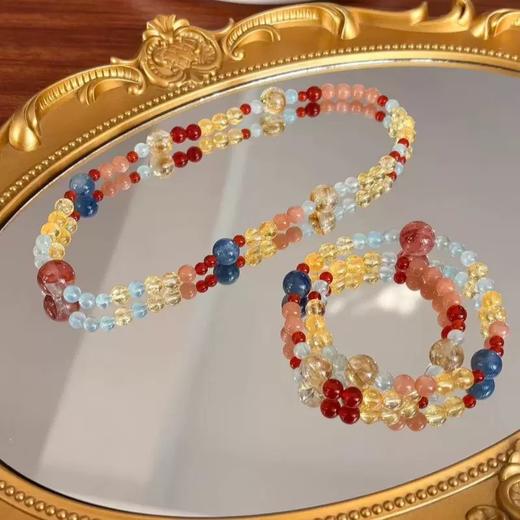 【飞天莲舞·黄水晶双圈手串】敦煌福泽小众黄水晶手串  双圈新中式女手串 商品图1