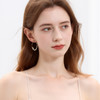 三彩2026新款极简风镀金大圈耳环时尚个性小众高级通勤轻熟女 商品缩略图2