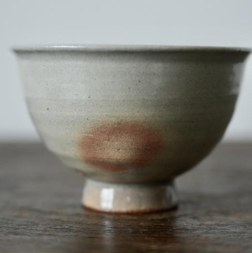 日本中古手工萩烧茶杯 带签章 X1468 商品图2