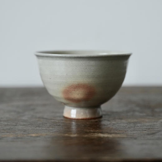 日本中古手工萩烧茶杯 带签章 X1468 商品图0