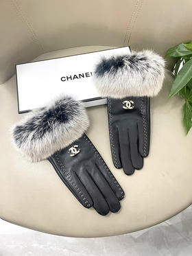 秋冬特惠💰240 香奈儿女士新款高档毛呢短款手套选用进口小羊皮