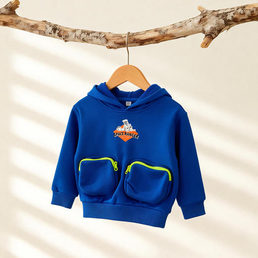 迪士尼宝宝男宝连帽套头卫衣223DS0741 商品图5