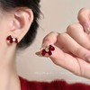 【YW】无忧购【鸿运当“红”】新年红色小马珍珠耳环女高级感过年耳钉2026新本命年耳坠秋冬耳饰（49/5件）2952（截单后3-5天发货） 商品缩略图8