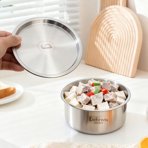 29.9💰2个【双立人代工胖东来在售304不锈钢蒸蛋炖盅碗】蒸炖神器304食品级加厚不锈钢 0412返团 商品图2