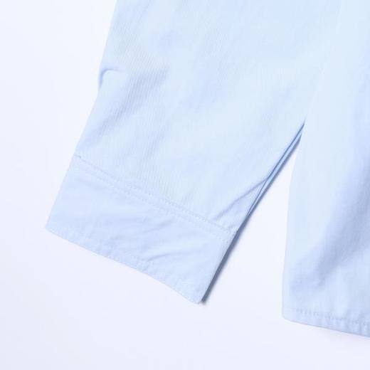 B8051SDSA秋冬新款痞帅男装韩版简约纯色褶皱翻领长袖衬衫百搭宽松衬衣 商品图4