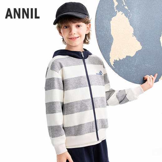 【实体店同款】男童针织外套春季新款安奈儿童装AB615029 商品图2